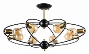 Люстра потолочная Arte Lamp Glasgow A1963PL-8BK