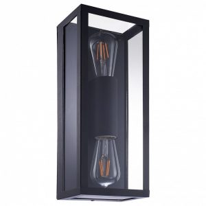 Уличный светильник настенный Arte Lamp Belfast A4569AL-2BK