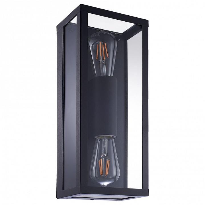 Уличный светильник настенный Arte Lamp Belfast A4569AL-2BK