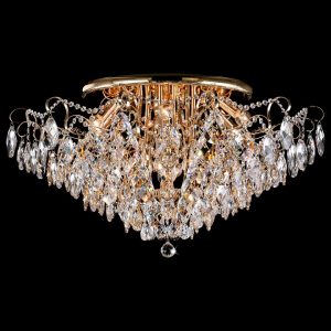 Alternative view of Люстра потолочная Eurosvet Crystal 10081/12 золото/прозрачный хрусталь Strotskis