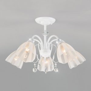 Люстра потолочная Eurosvet Floranse 30155/5 белый