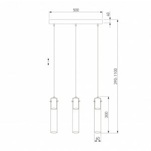 Alternative view of Светильник подвесной TK Lighting Look 855 Look Graphite