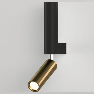 Бра  Eurosvet 40020/1 LED черный/латунь a061312