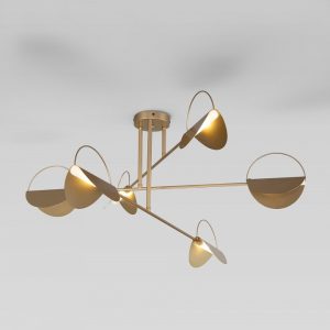 Люстра потолочная Eurosvet 70148/6 золото a062038