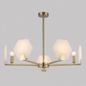 Люстра потолочная Eurosvet Marble 60158/5 латунь