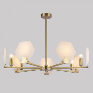 Люстра потолочная Eurosvet Marble 60158/7 латунь