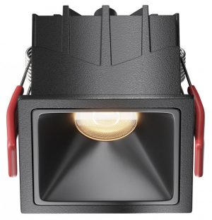 Светильник встраиваемый Maytoni Alfa LED DL043-01-10W3K-SQ-B-1