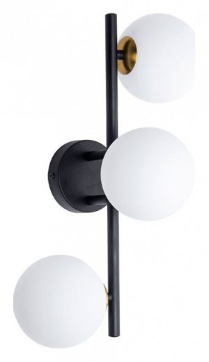 Бра  Arte Lamp Gemini A2243PL-3BK