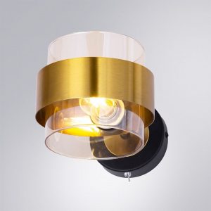Alternative view of Бра  Arte Lamp Carlo A8205AP-1BK