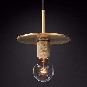 Светильник подвесной Imperiumloft Rh Utilitaire Disk Shade Pendant 123643-22
