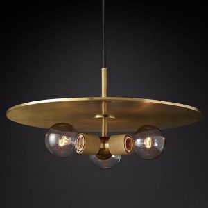 Светильник подвесной Imperiumloft Rh Utilitaire Disk Triple Pendant 123646-22