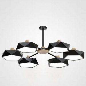 Люстра потолочная Imperiumloft Geometric Черная 140731-26