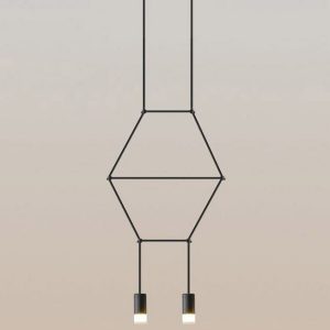 Светильник подвесной Imperiumloft Via Wireflow polyhedral 152907-22
