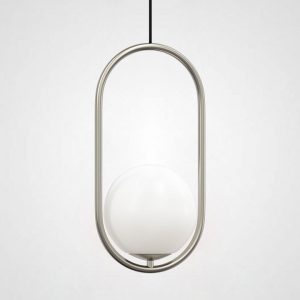 Светильник подвесной Imperiumloft Matthew Mccormick Hoop Silver Mila Pendant 179965-22