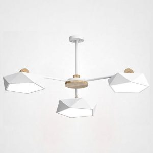 Люстра потолочная Imperiumloft Geometric Белая 186751-26