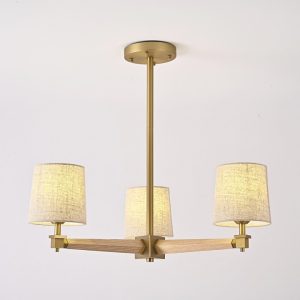 Alternative view of Люстра на штанге Imperiumloft Jorgenson Beige/Light wood 203577-26