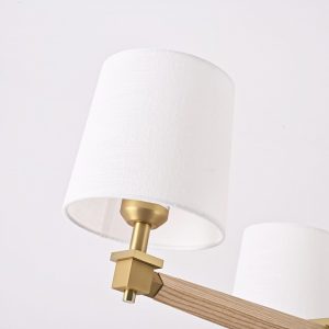 Alternative view of Люстра на штанге Imperiumloft Jorgenson White/Light wood 203578-26