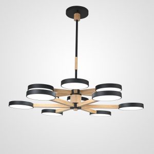 Люстра на штанге Imperiumloft TURNA Black 229086-26