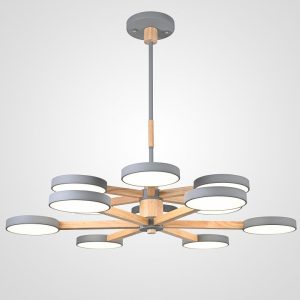 Люстра на штанге Imperiumloft TURNA Gray 229089-26