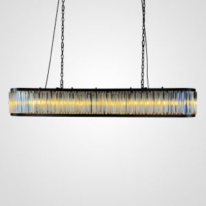 Люстра подвесная Imperiumloft Odeon Clear Glass Black 248522-22