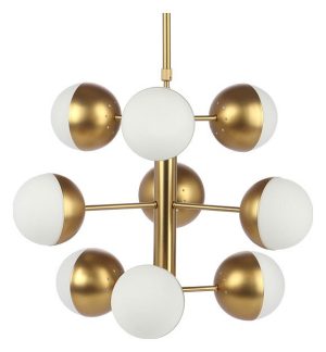 Люстра на штанге Imperiumloft Globe Cedar Moss 75711-22